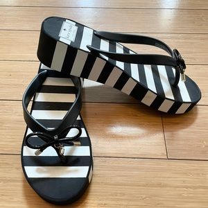 Kate Spade Platform Flip Flops Size 9 NWOT